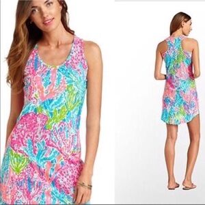 Lilly Pulitzer cordon dress in let’s cha cha